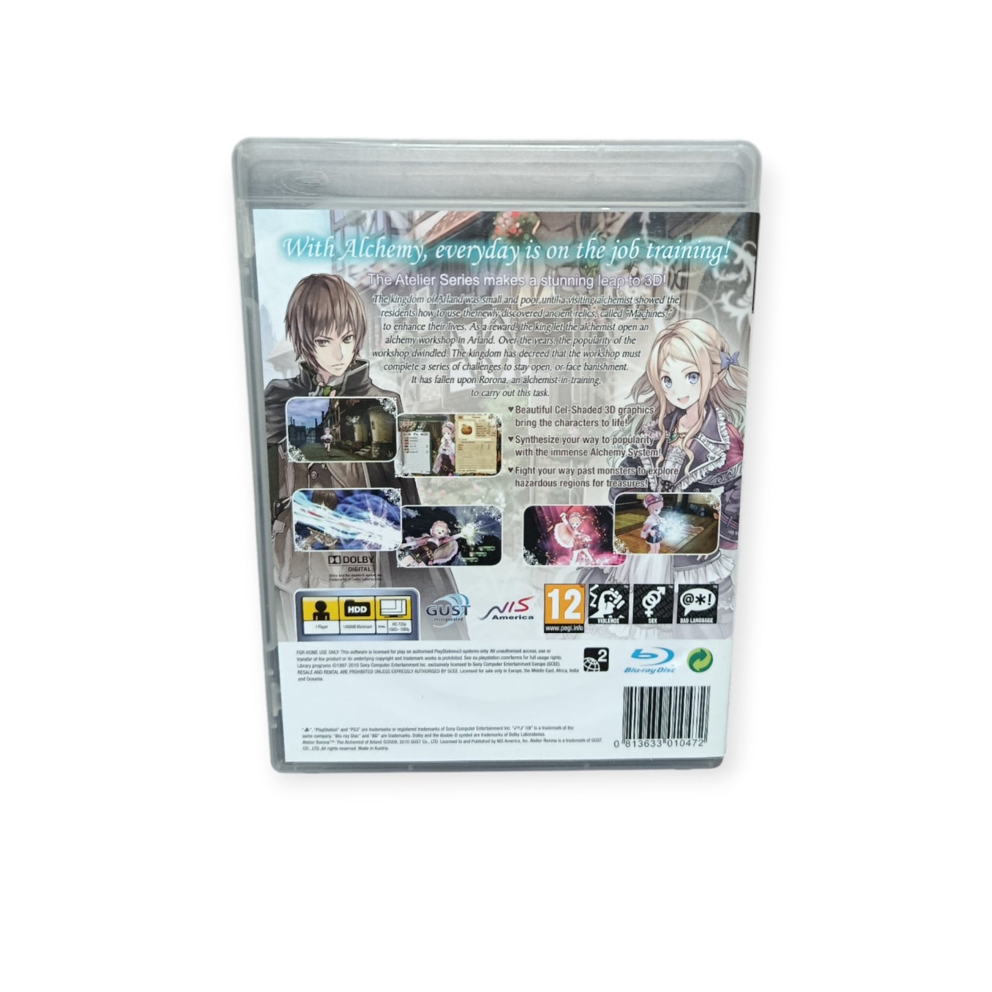 Atelier Rorona Playstation 3 (PS3) Version UK ( jeu jouable en français)