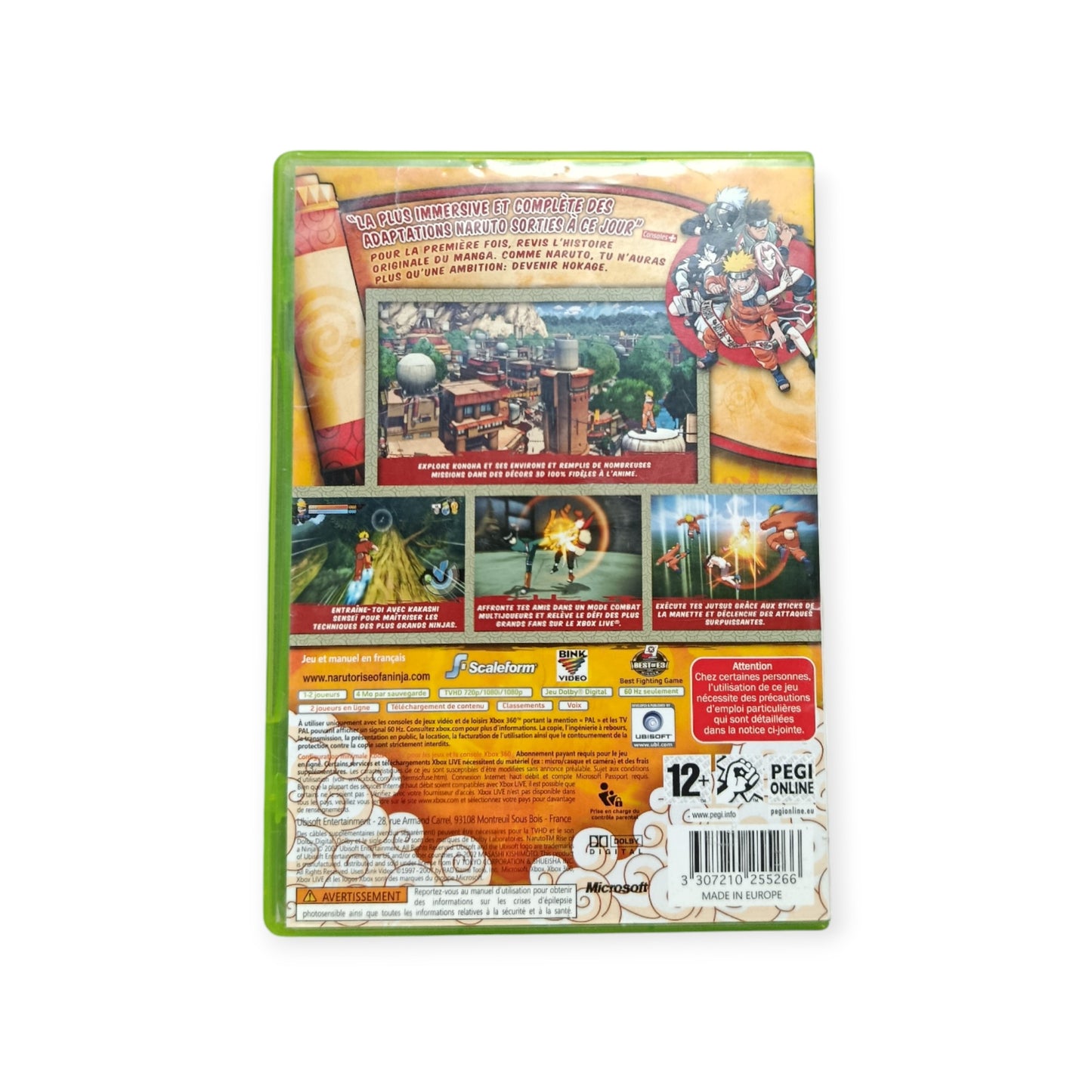 naruto Rise Of a Ninja Xbox 360