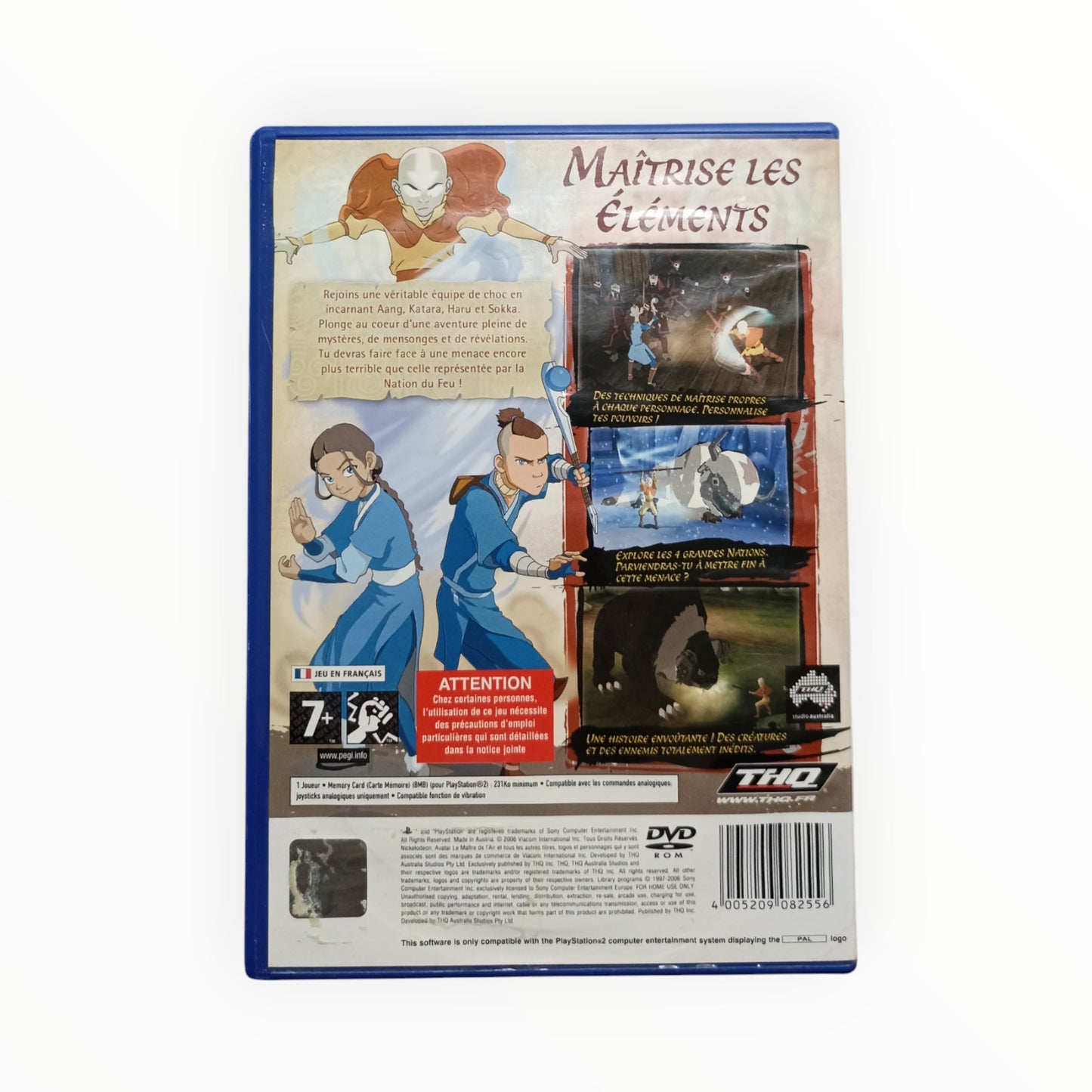 Avatar : le Dernier Maître de l'Air playstation 2 (PS2)