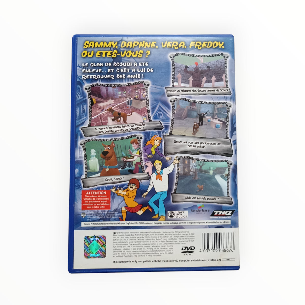 Scooby-Doo! : La Nuit des 100 Frissons playstation 2 (PS2)