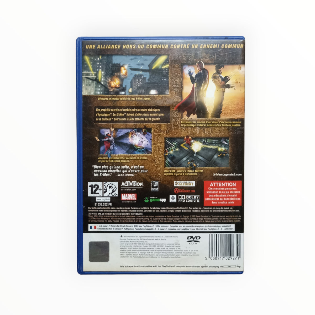 X-Men : Legends II : L'Avènement d'Apocalypse playstation 2 (PS2)