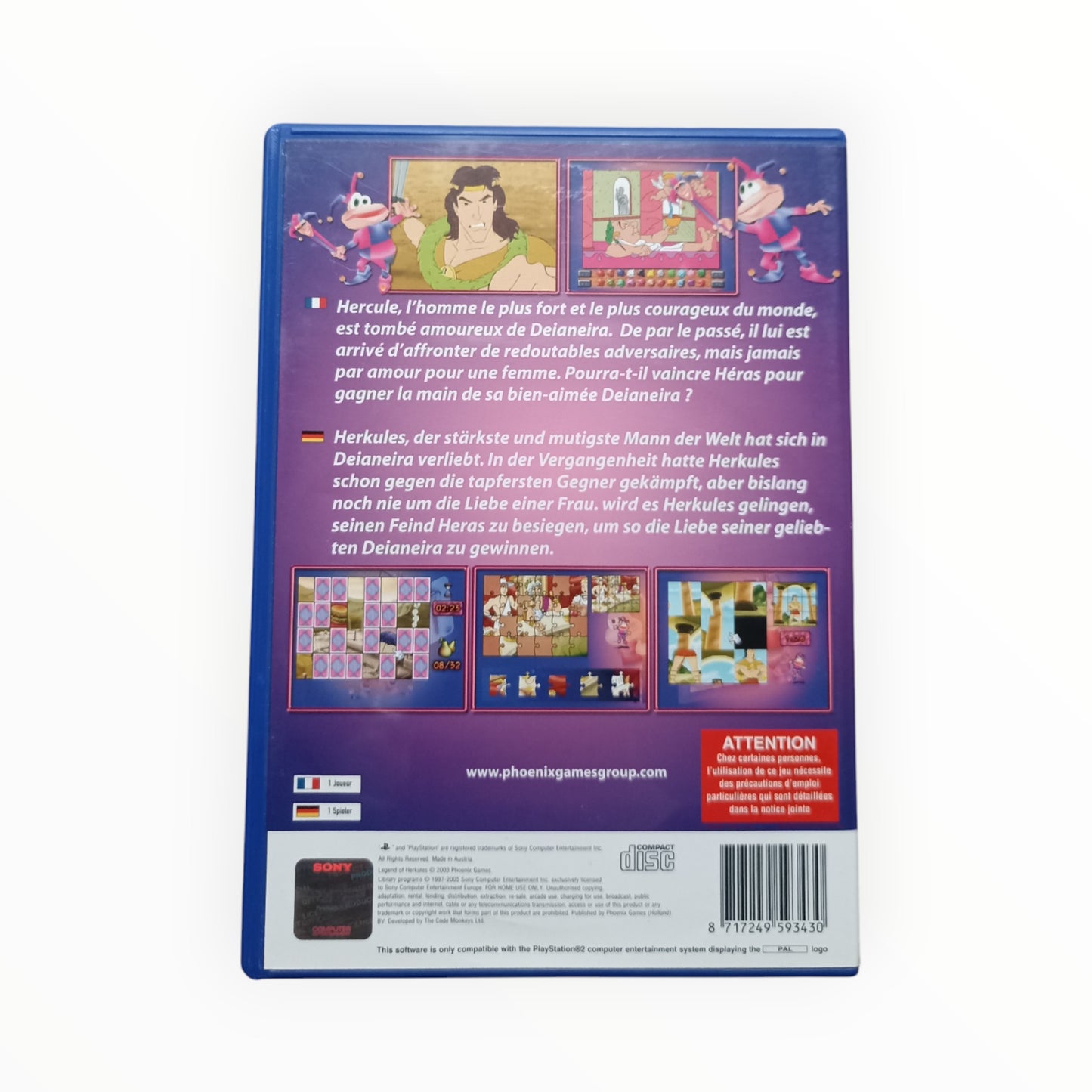 "Legend of Herkules playstation 2 (PS2) "