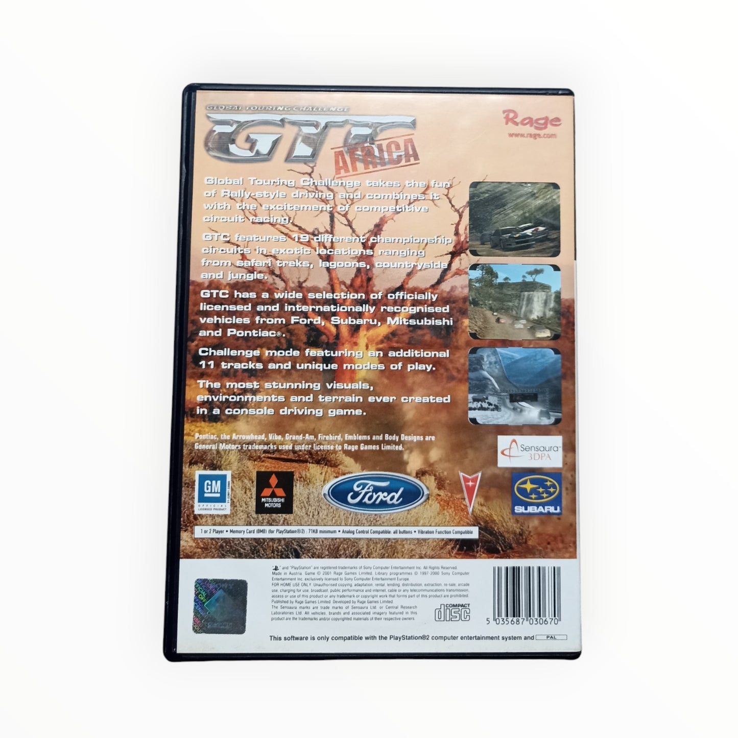 GTC Africa playstation 2 (PS2)
