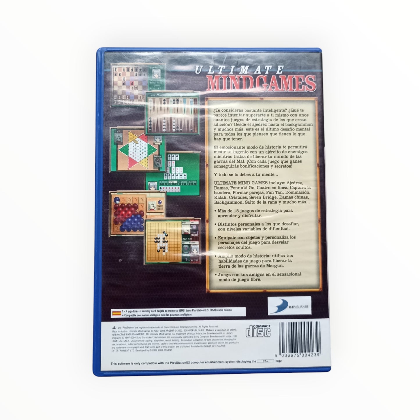 Ultimate Mind Games playstation 2 (PS2)