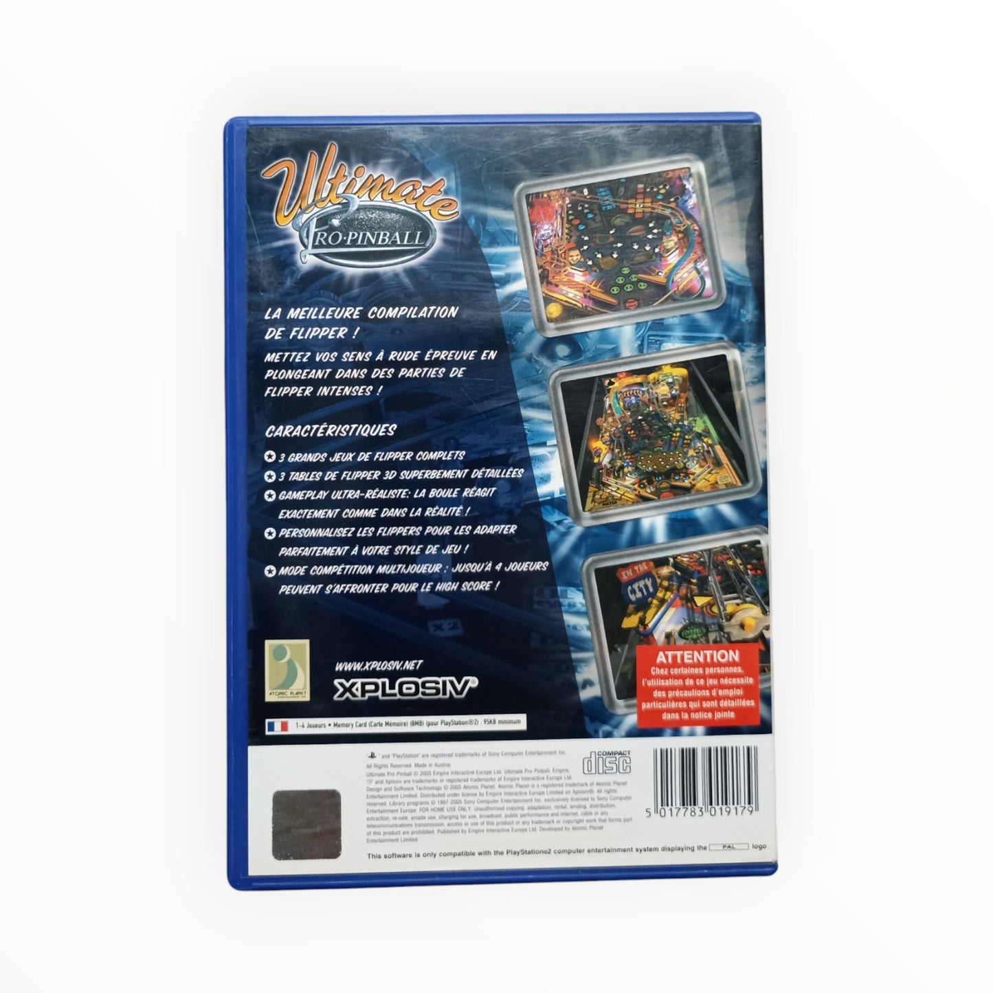 Ultimate Pro Pinball playstation 2 (PS2)