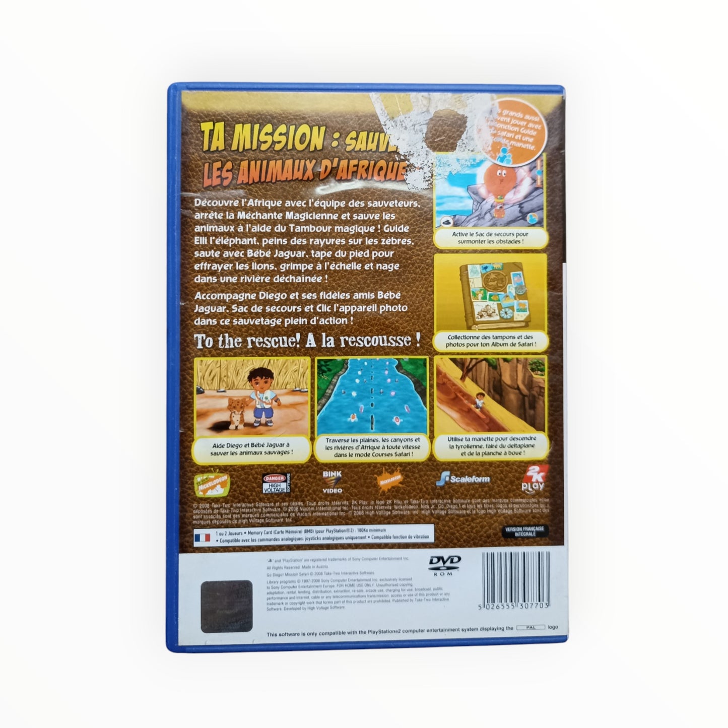 Go Diego ! Mission Safari playstation 2 (PS2)