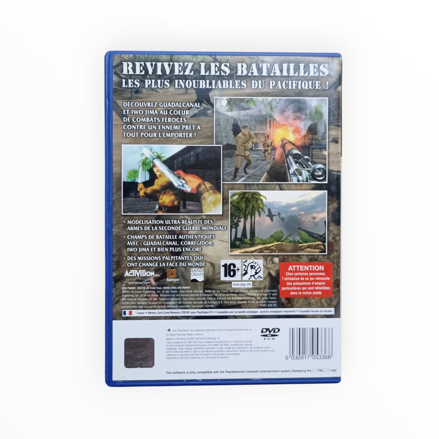 Battle For The Pacific playstation 2 (PS2)