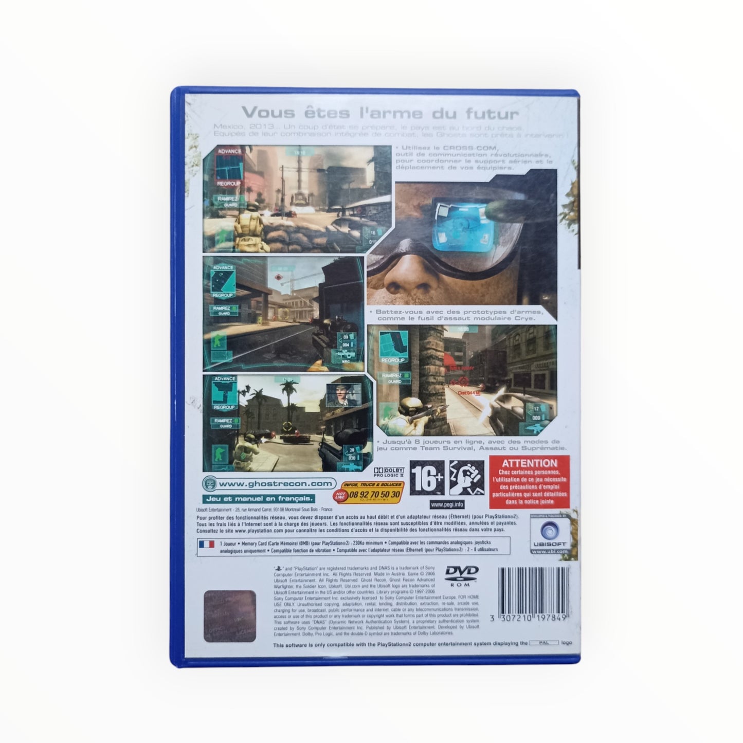 Tom Clancy's Ghost Recon Advanced Warfighter playstation 2 (PS2)