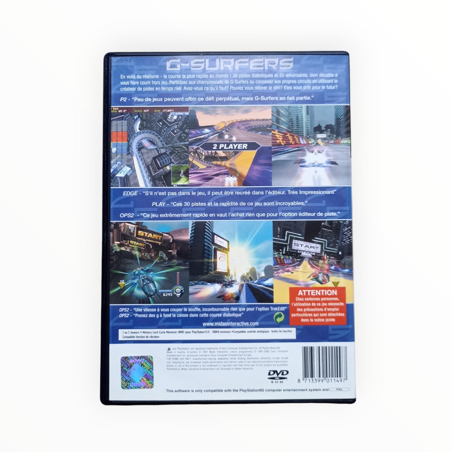 G-Surfers playstation 2 (PS2)