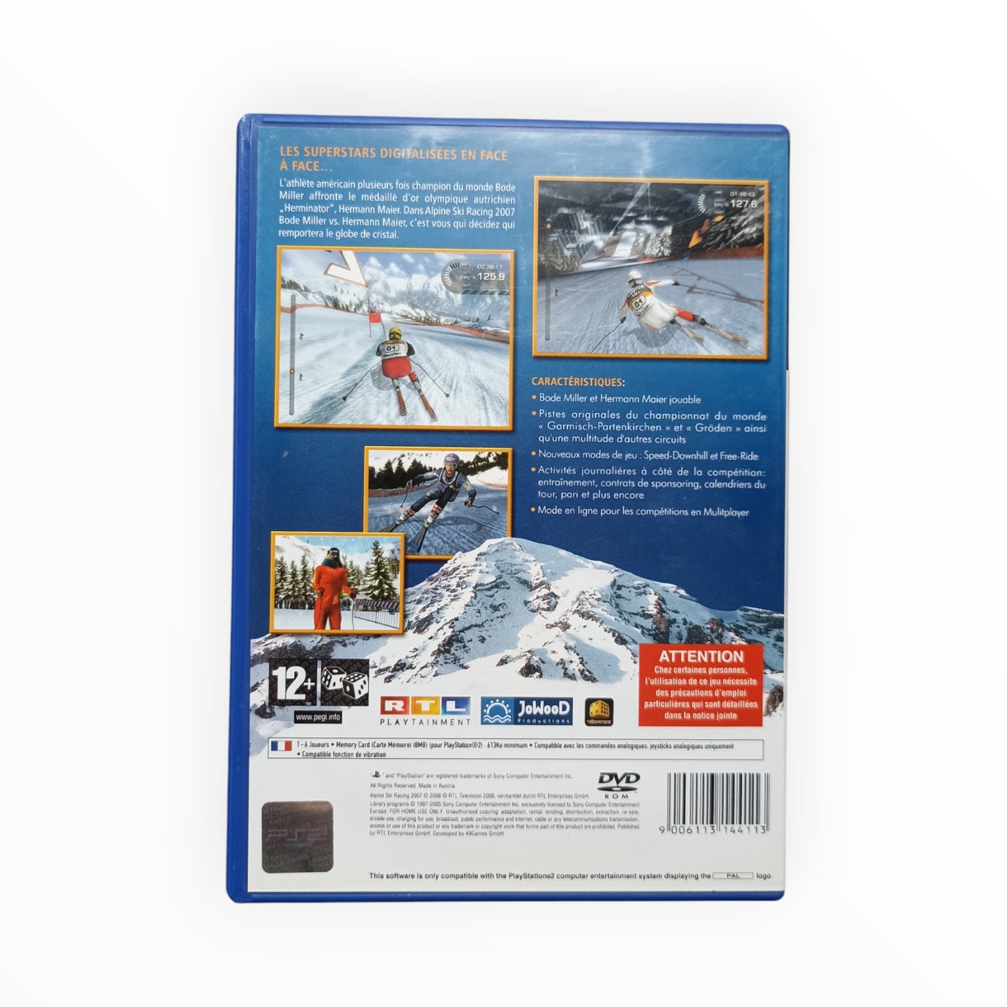 Alpine Ski racing 2007 playstation 2 (PS2)