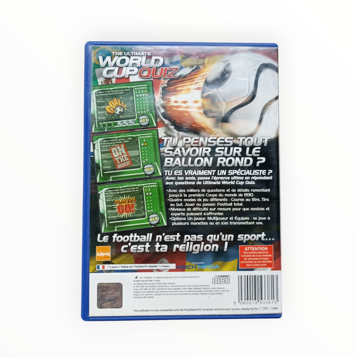 The Ultimate World Cup Quiz playstation 2 (PS2)