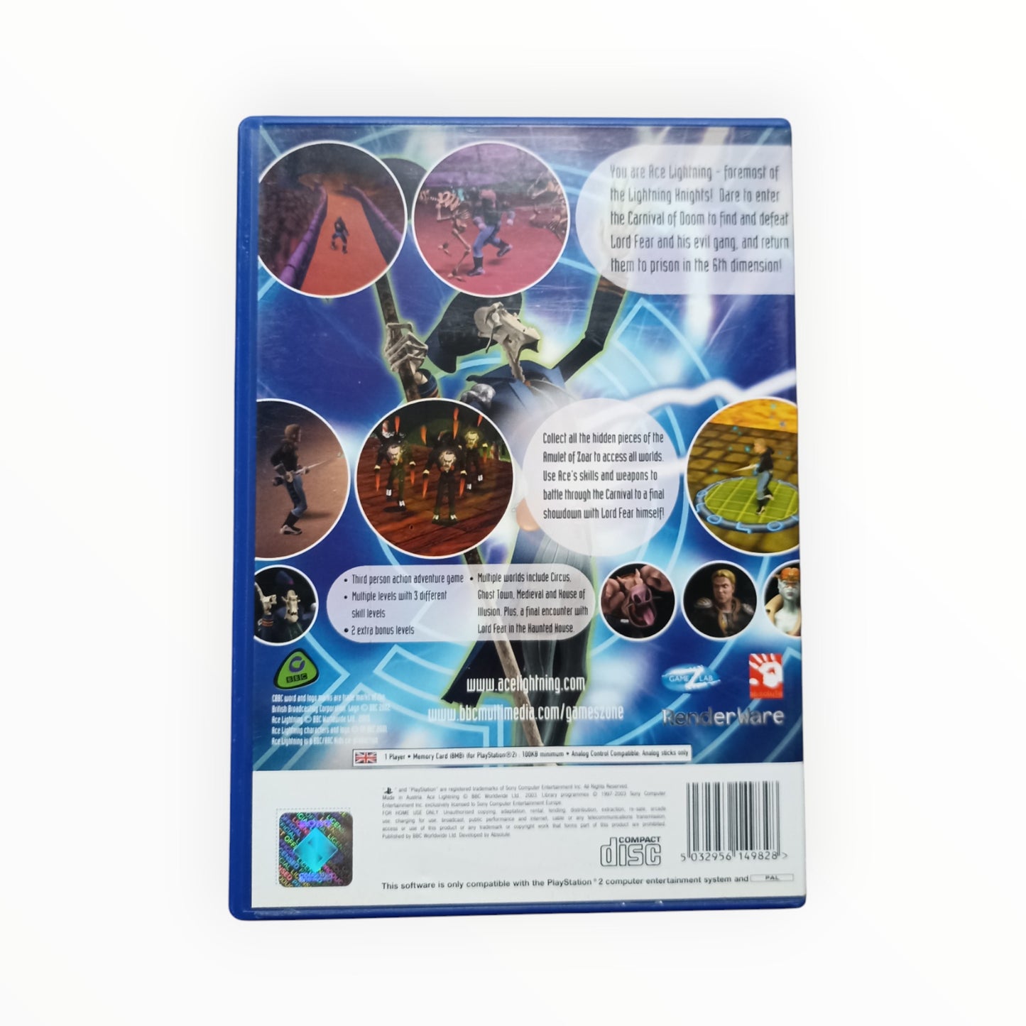Ace Lighting playstation 2 (PS2) Version UK