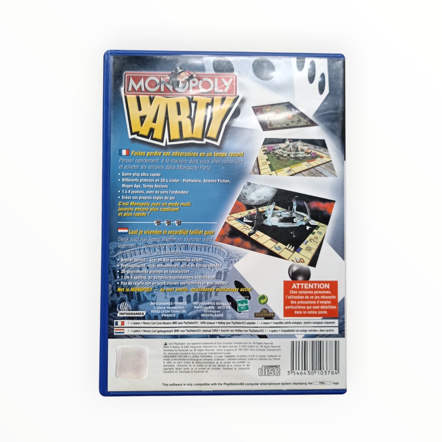 Monopoly Party playstation 2 (PS2)
