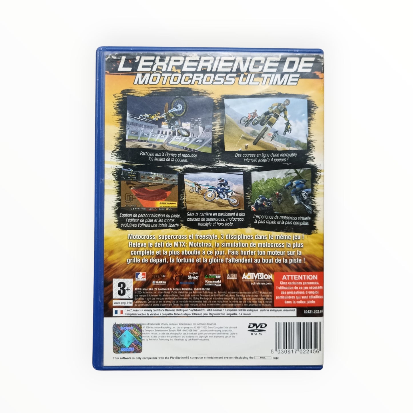 MTX Mototrax playstation 2 (PS2)