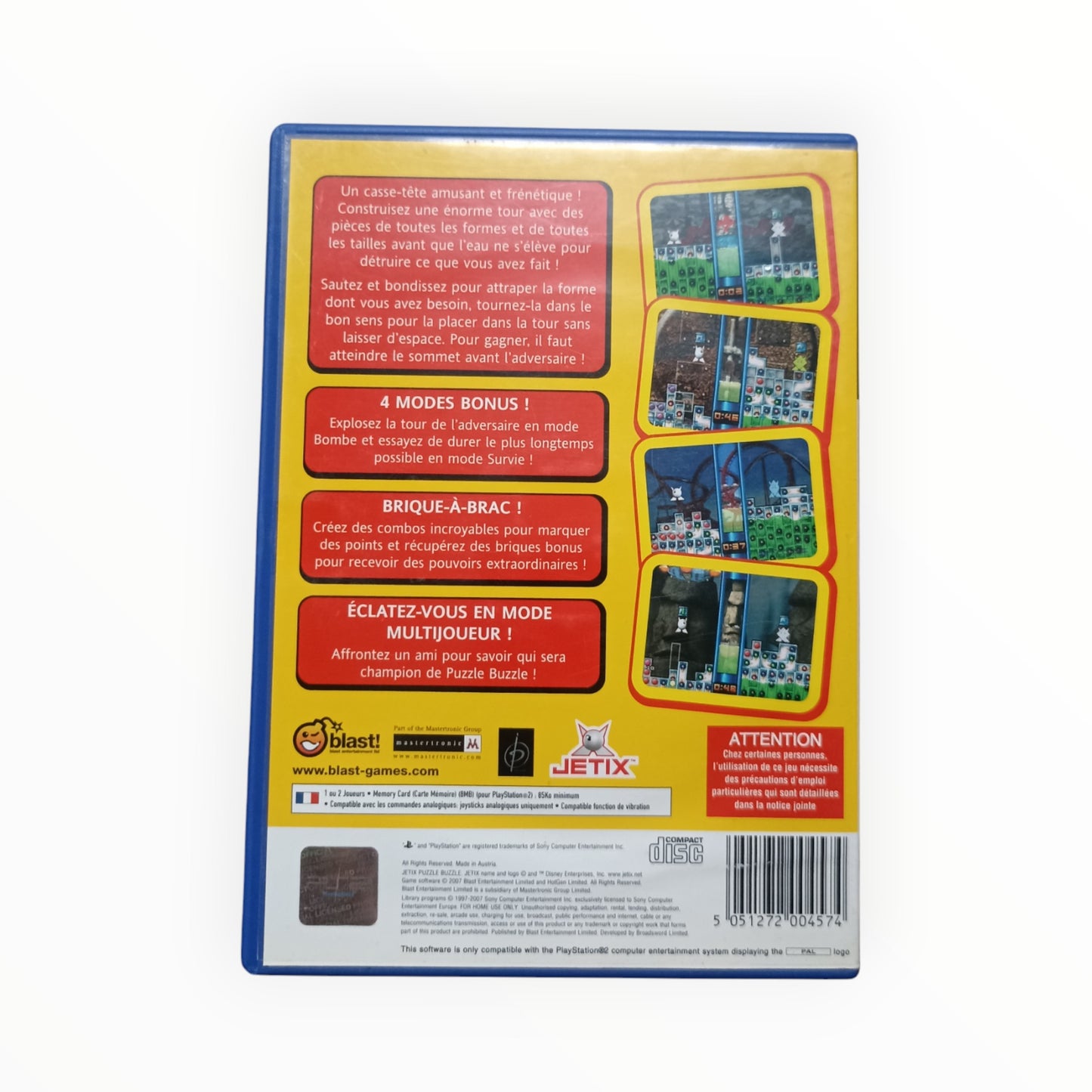 Jetix Puzzle Buzzle playstation 2 (PS2)