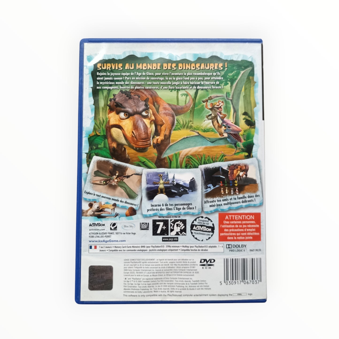 L'Age de Glace 3 playstation 2 (PS2)