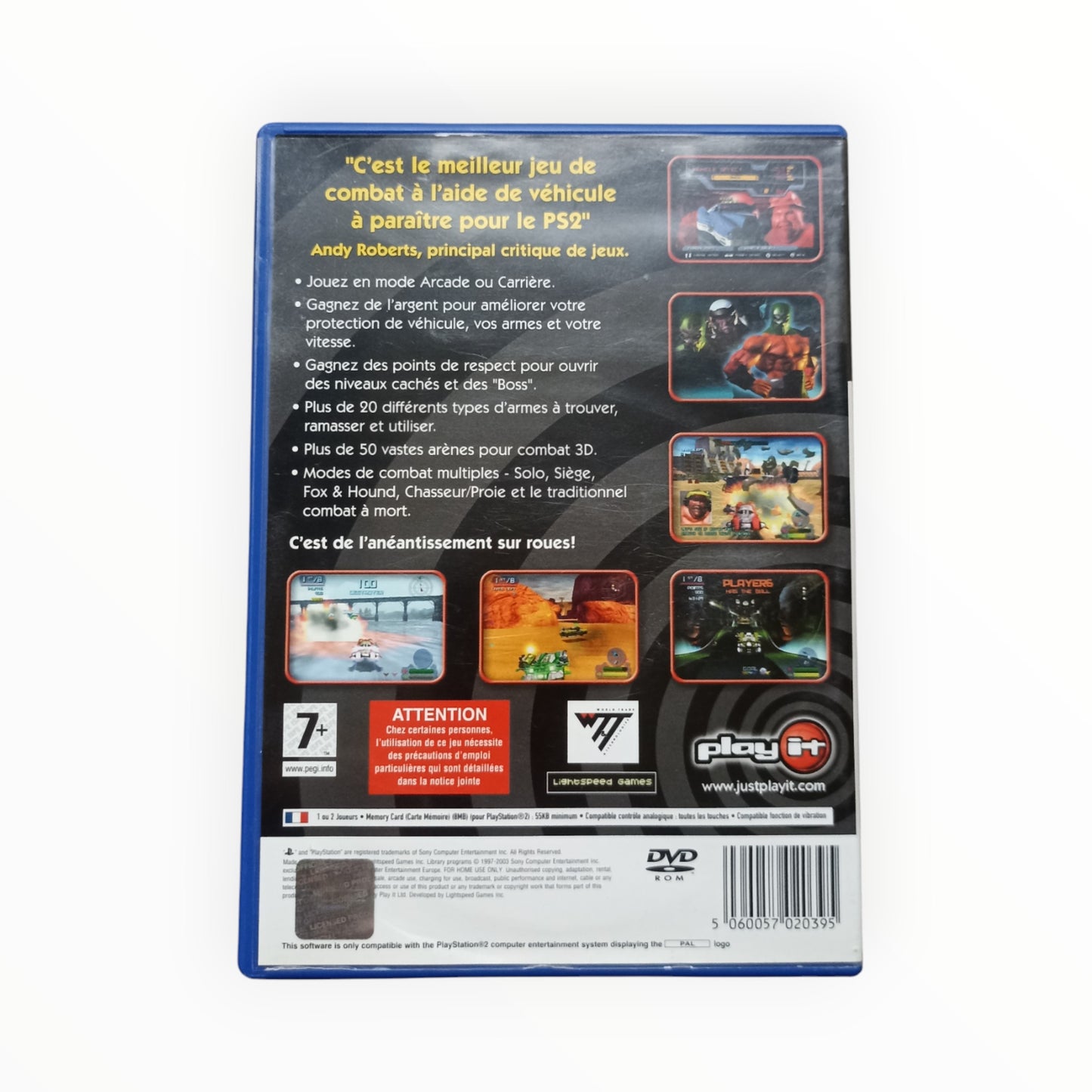 Motorsiege : Warriors of Primetime playstation 2 (PS2)