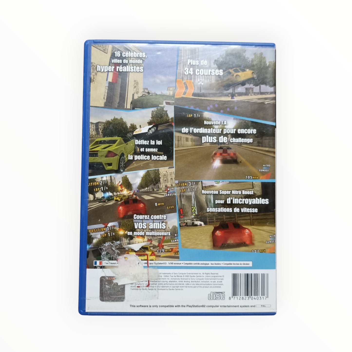 Paris-Marseille Racing : edition tour du monde playstation 2 (PS2)