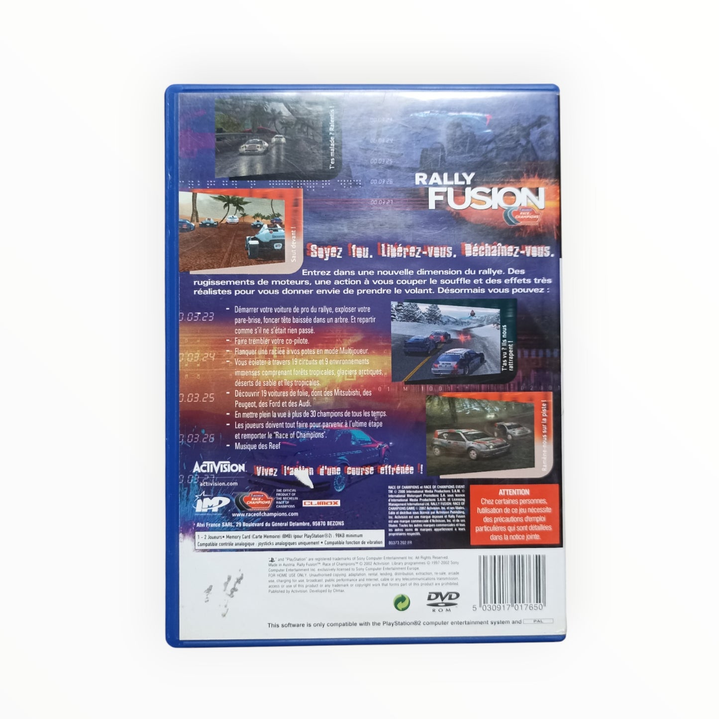 Rally Fusion : Race of Champions playstation 2 (PS2)
