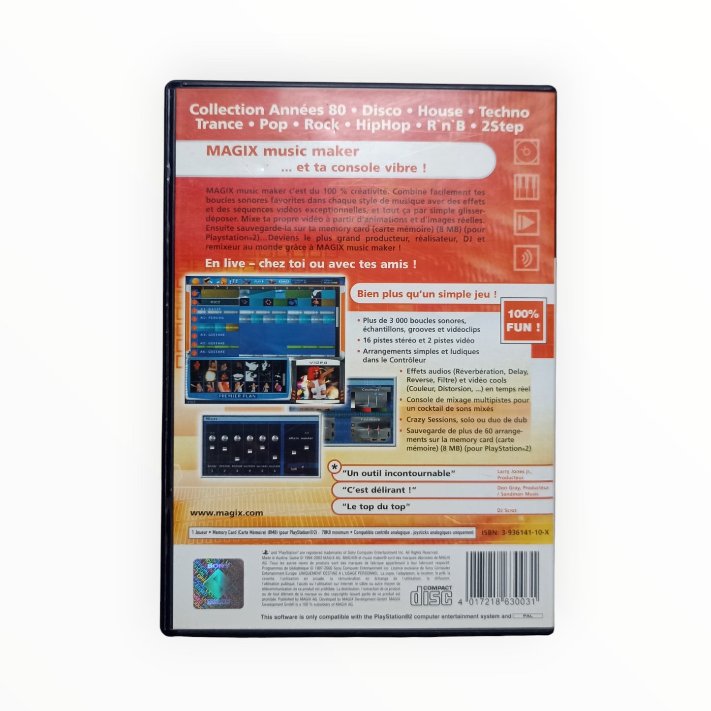 Magix Music Maker playstation 2 (PS2)