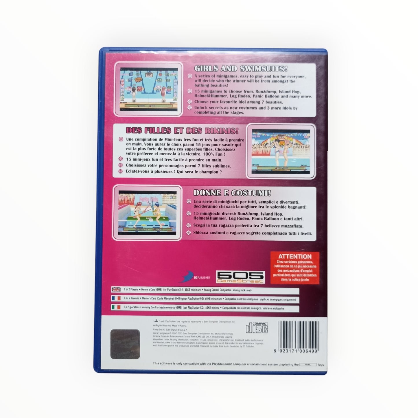 Party Girls playstation 2 (PS2)