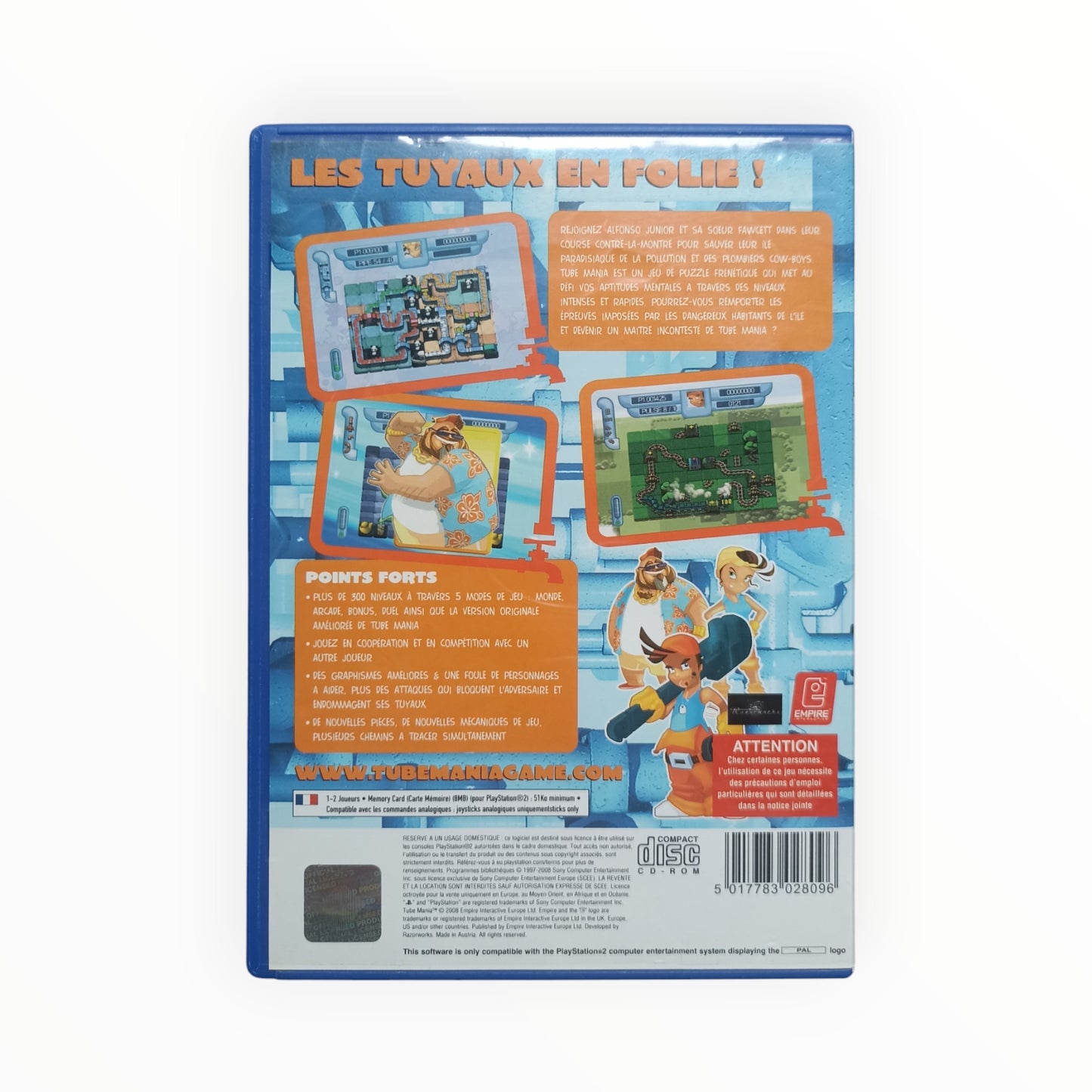 Tube Mania playstation 2 (PS2)