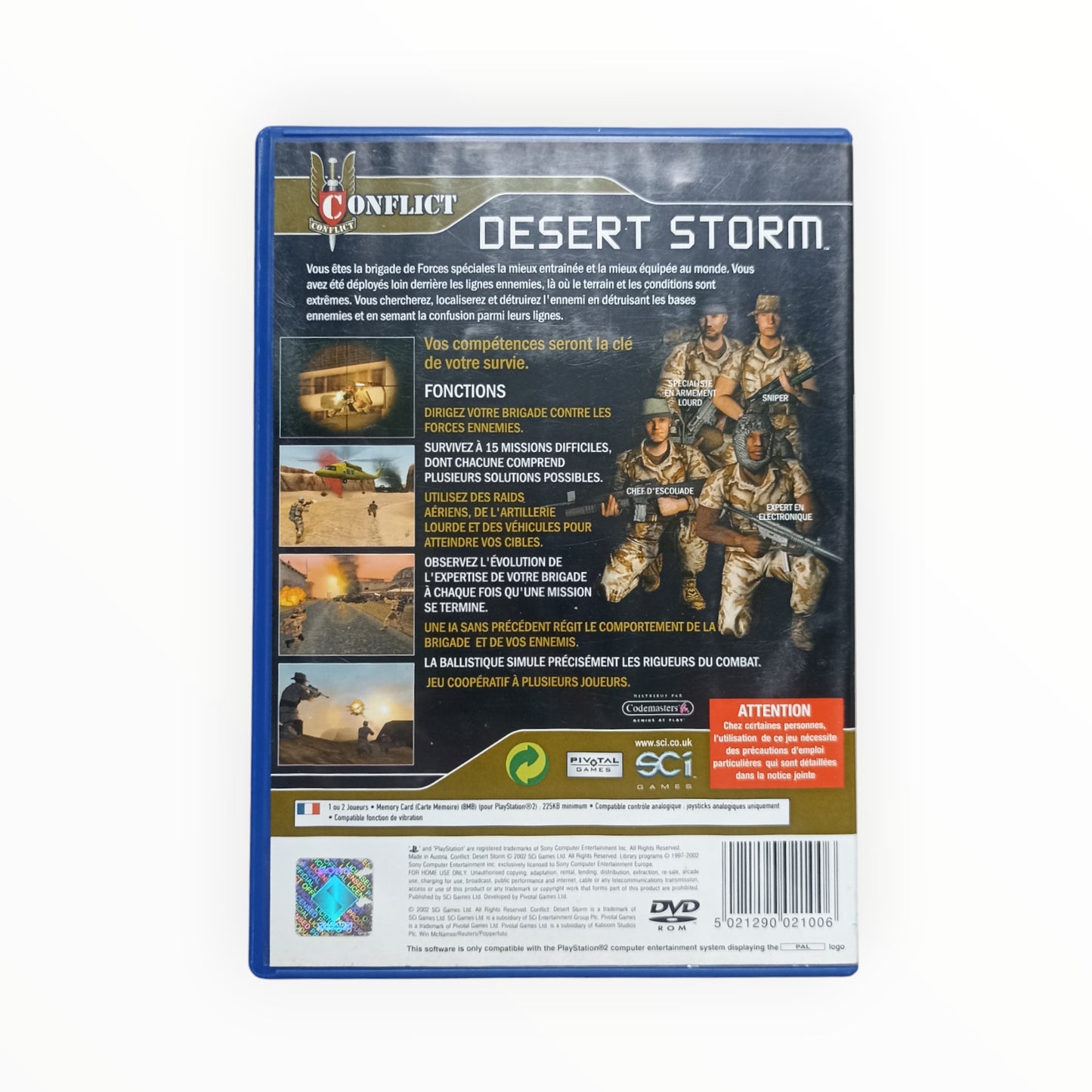 Conflict : Desert Storm - Playstation 2 (PS2)