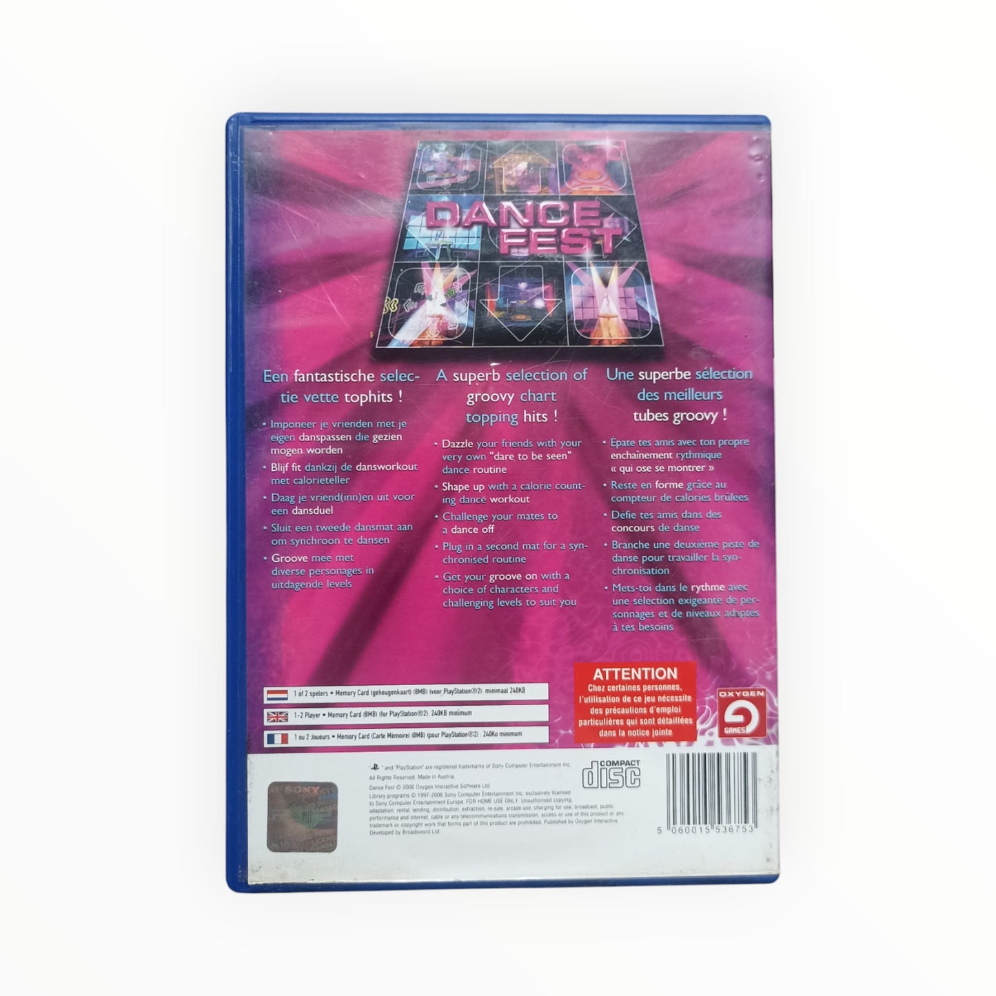 Dance Fest playstation 2 (PS2)