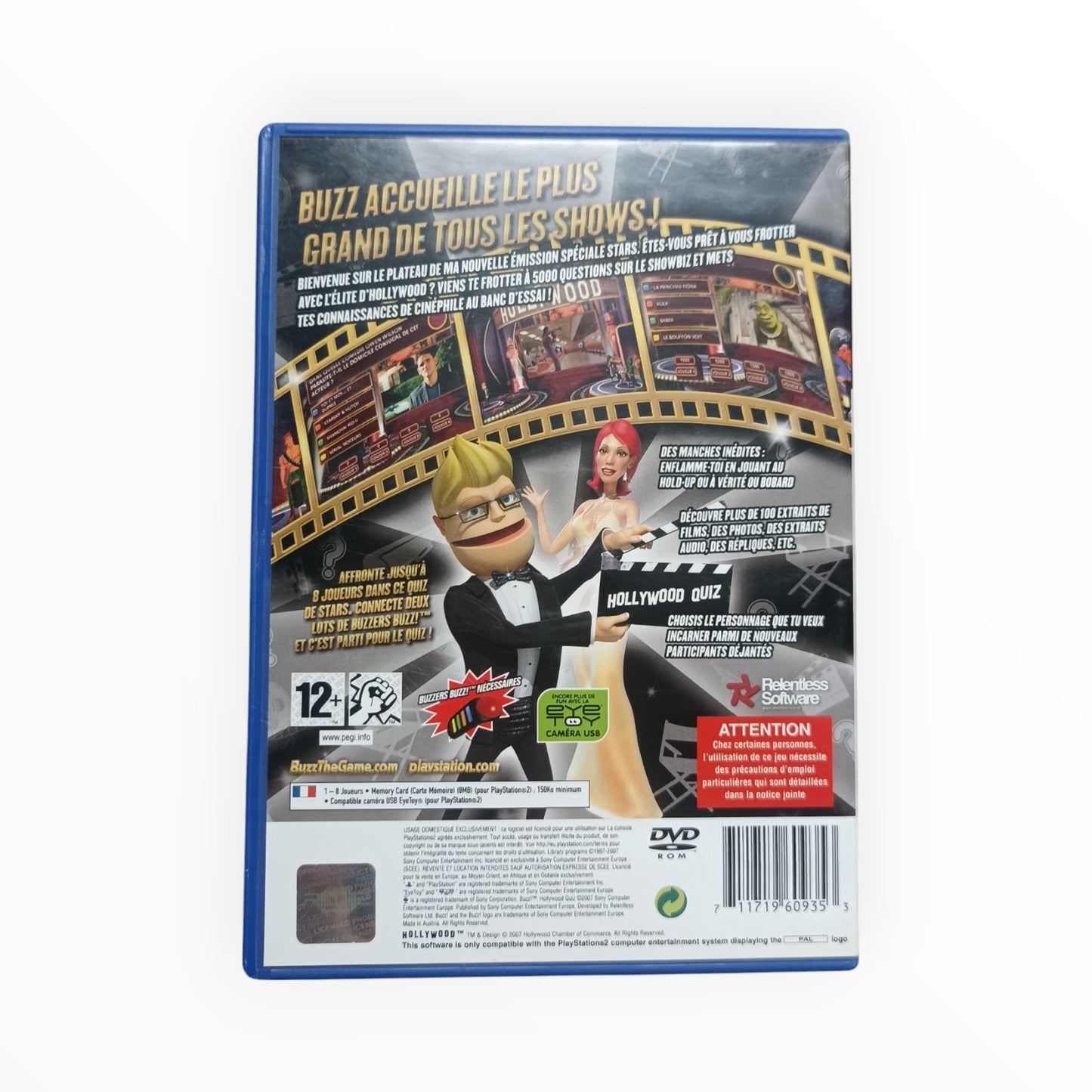 Buzz hollywood quizz playstation 2 (PS2)
