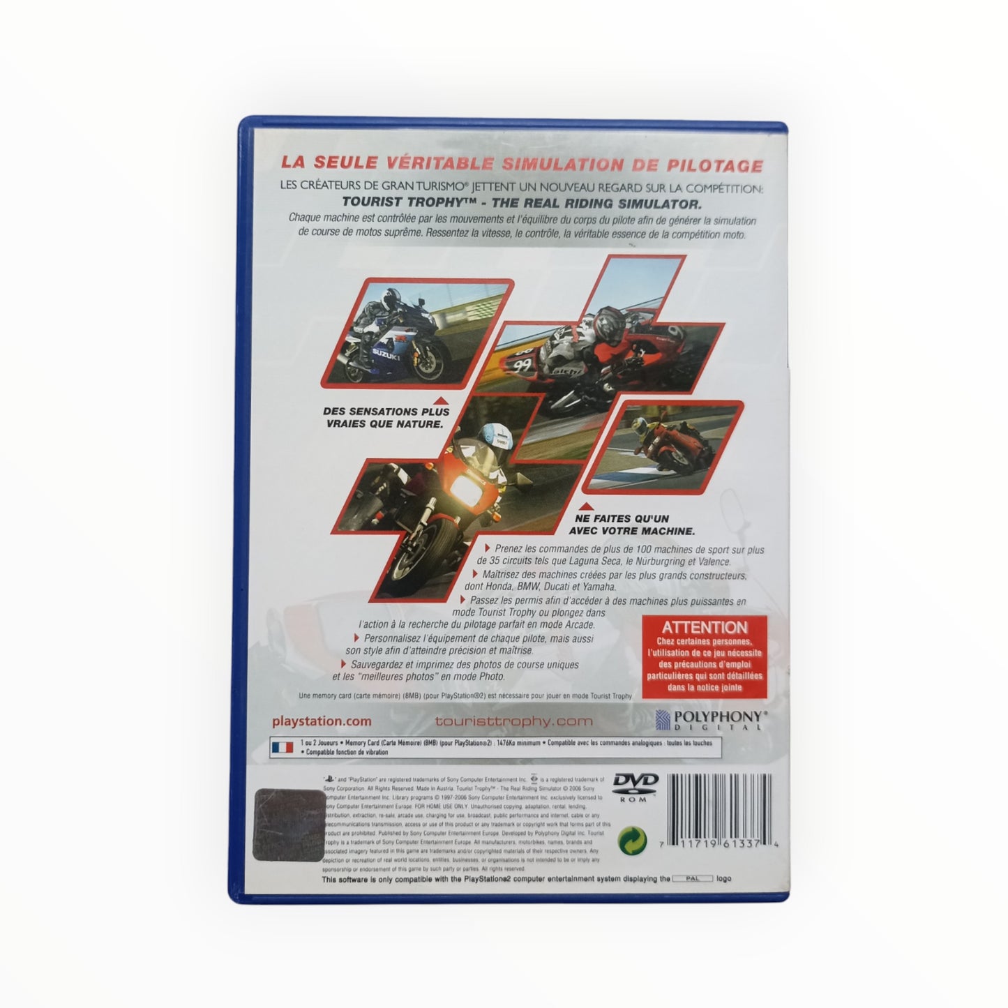 Tourist Trophy - The Real Riding Simulator playstation 2 (PS2)