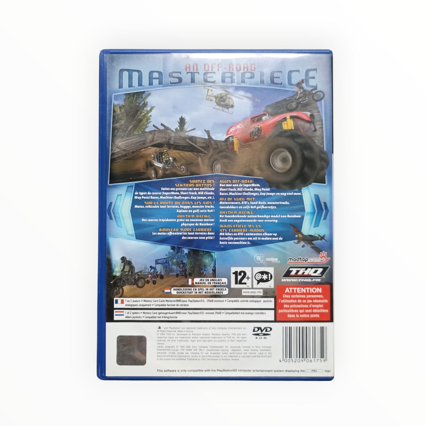 MX vs ATV : Unleashed playstation 2 (PS2)