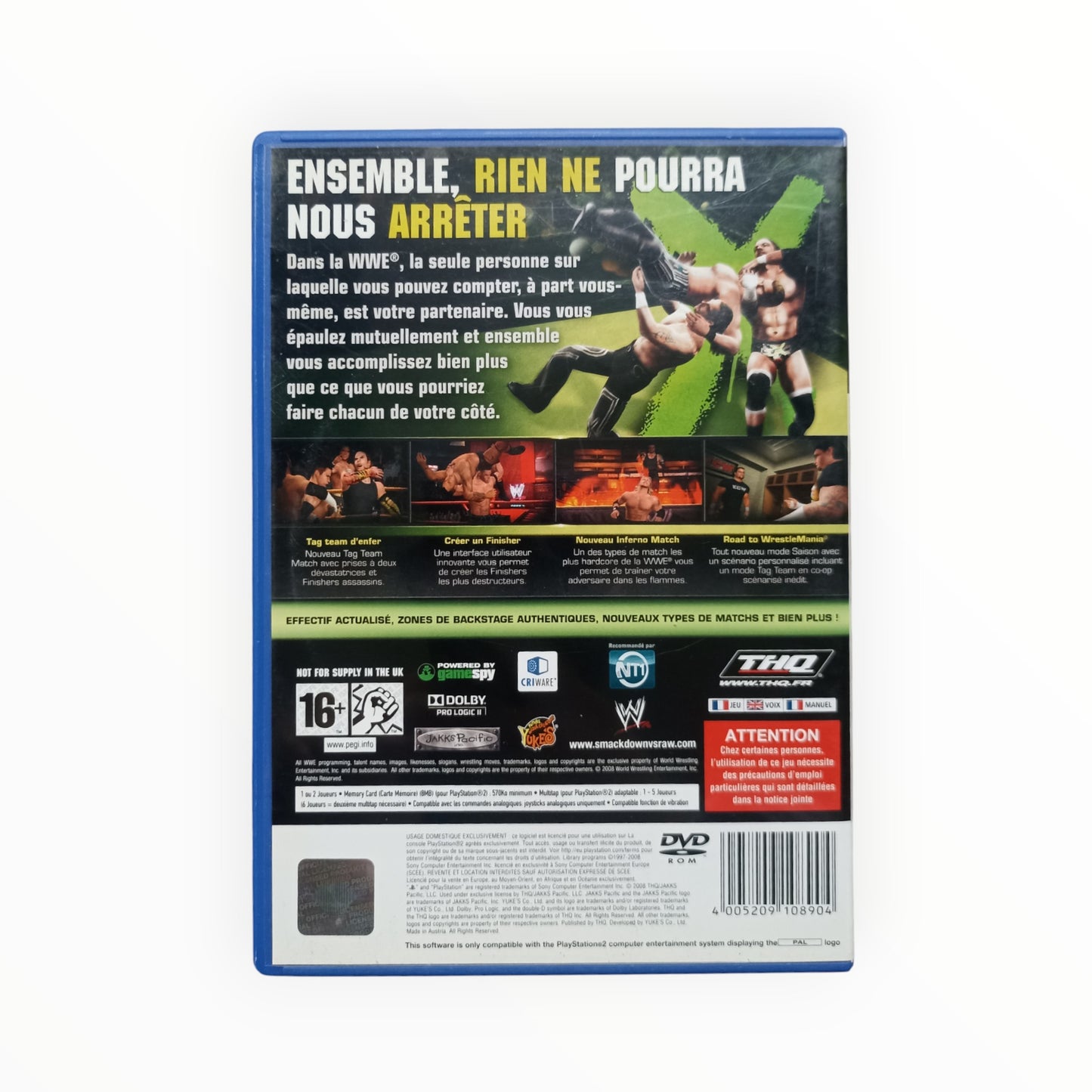 WWE Smackdown vs Raw 2009 playstation 2 (PS2)