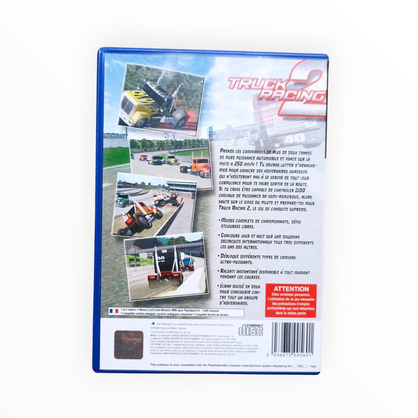 Truck Racing 2 playstation 2 (PS2)