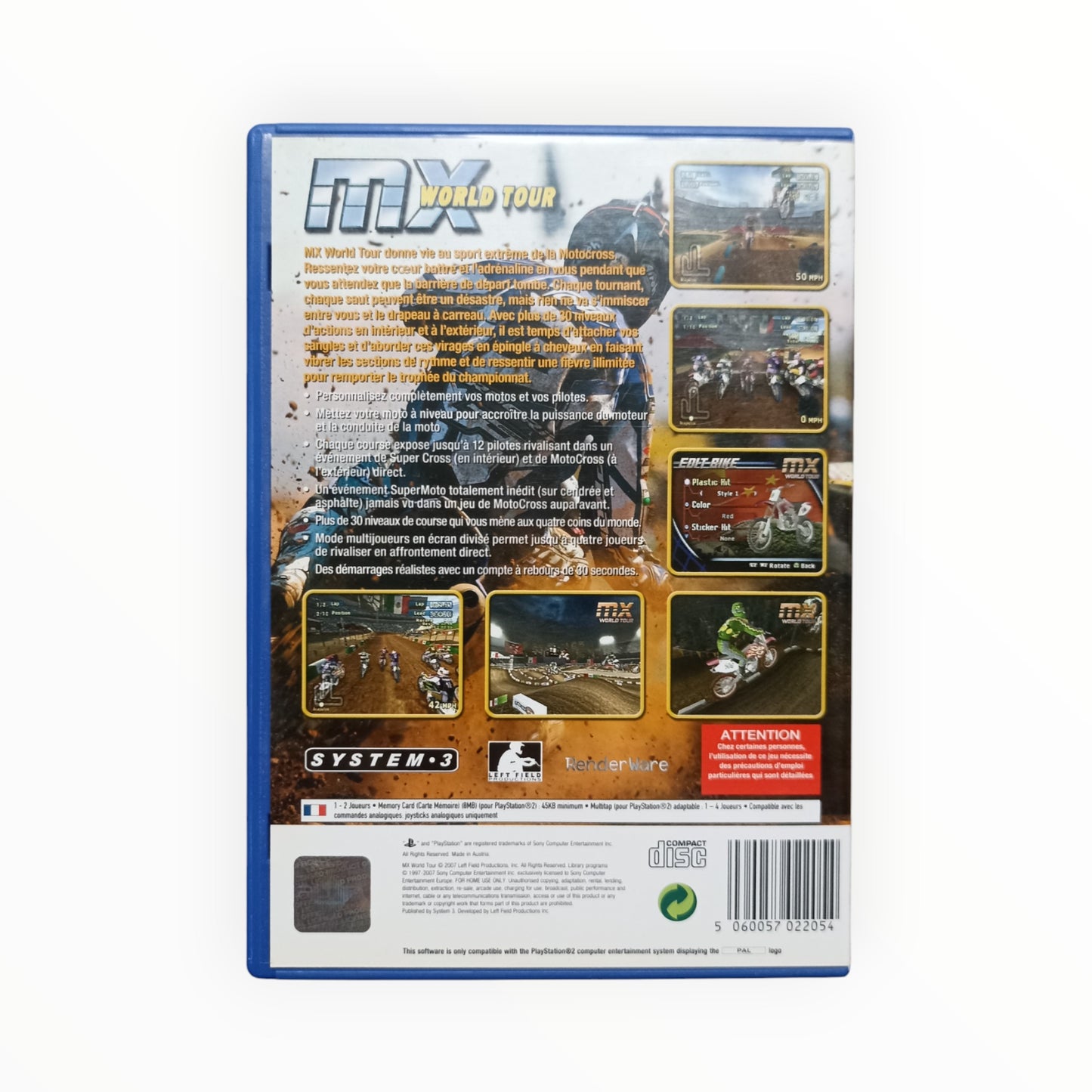 MX World Tour playstation 2 (PS2)