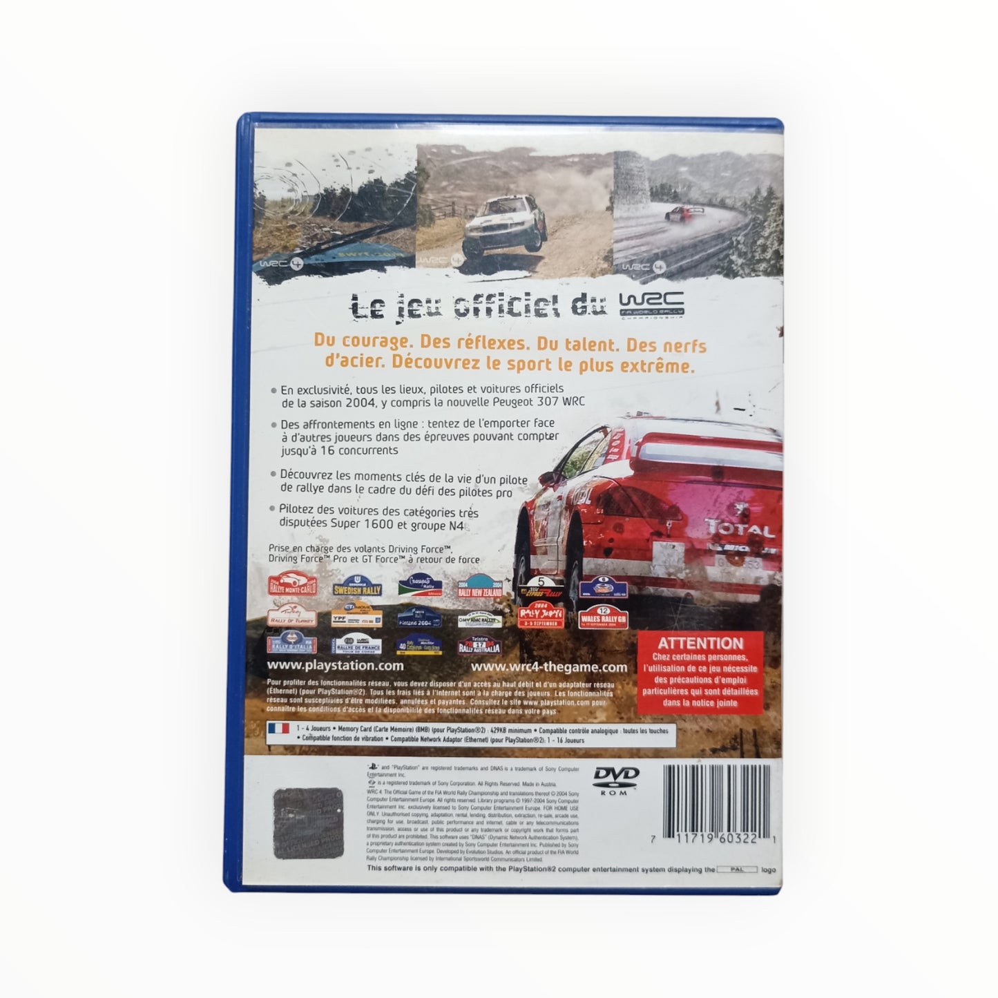 WRC 4 playstation 2 (PS2)