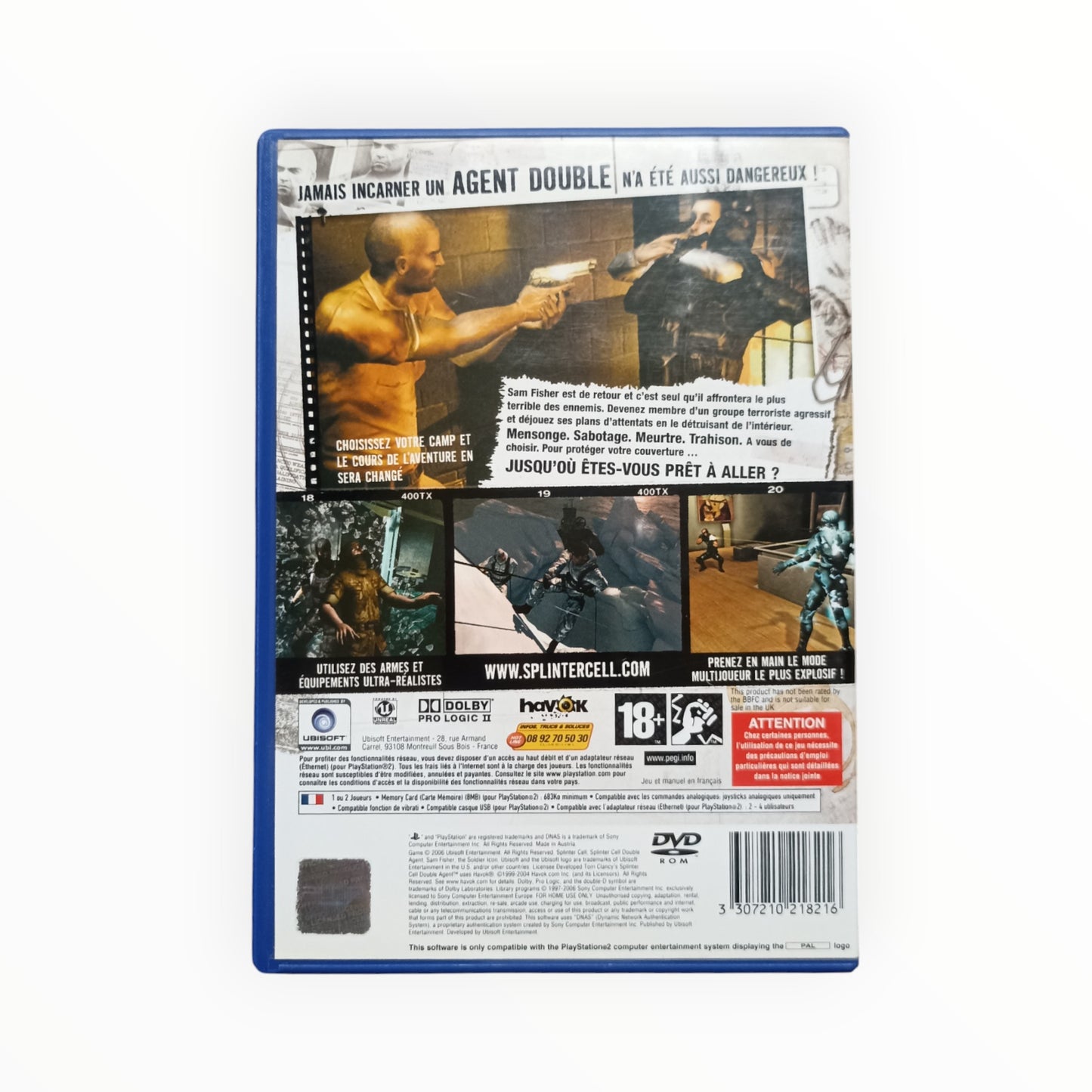 Tom Clancy's Double Agent playstation 2 (PS2)