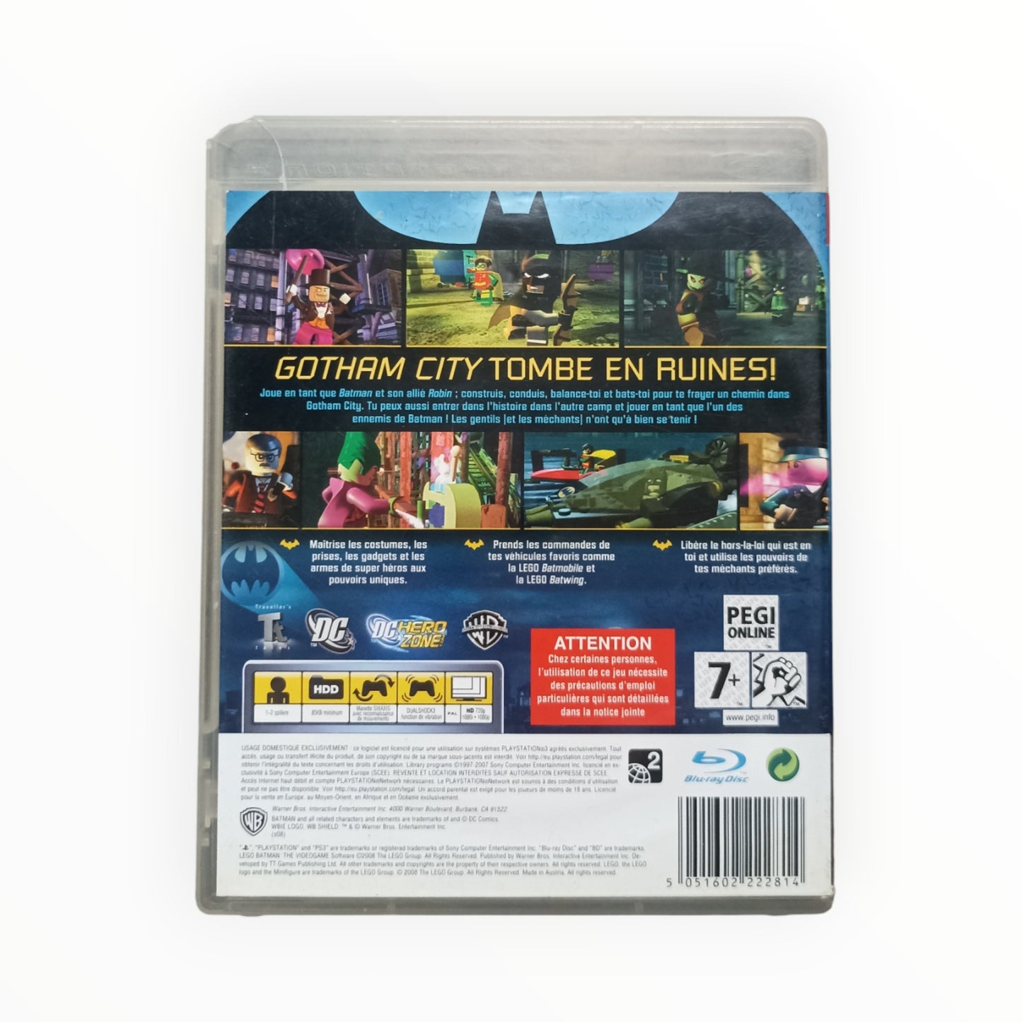 lego batman le jeu video Playstation 3 (PS3)