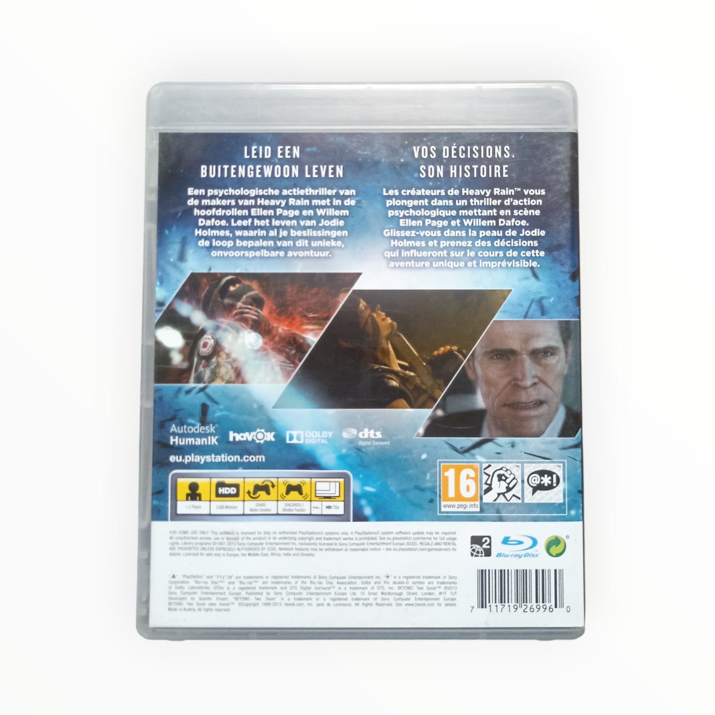 beyond two souls Playstation 3 (PS3)