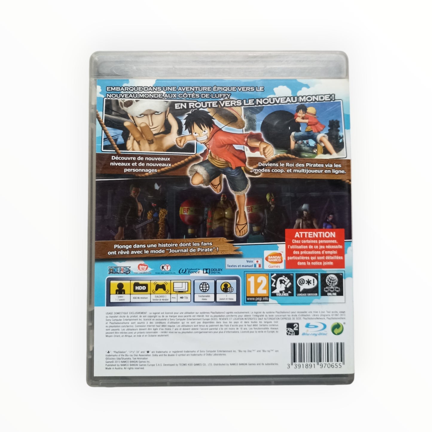 one piece pirate warriors 2 Playstation 3 (PS3)