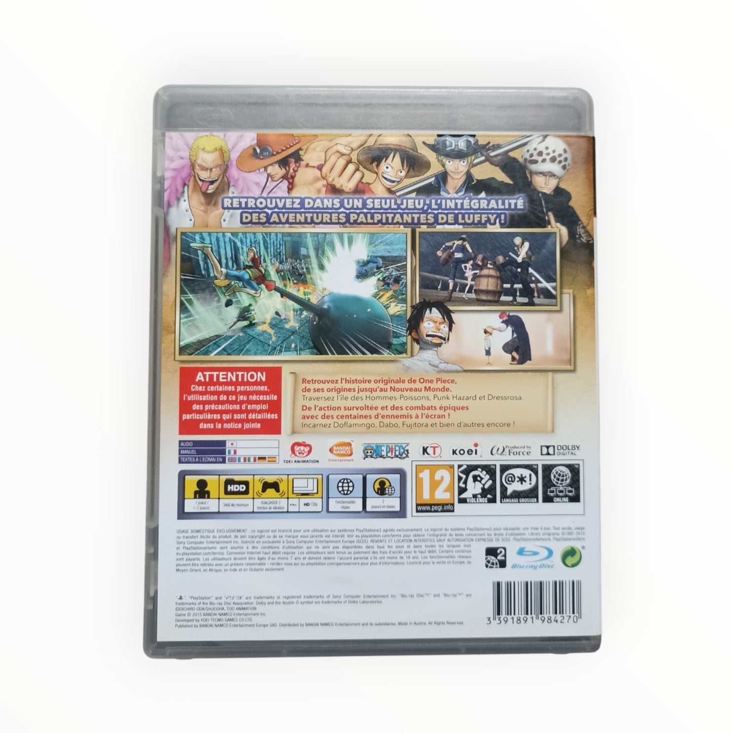 one piece pirate warriors 3 Playstation 3 (PS3)