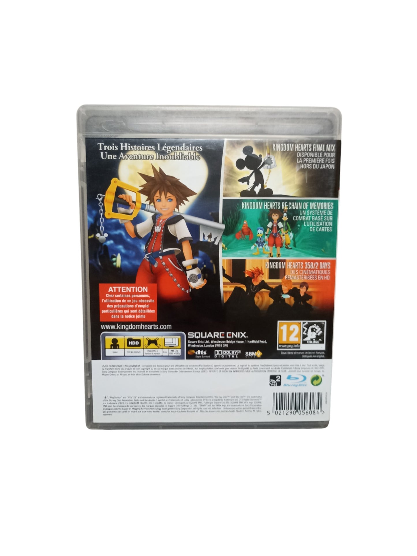 Kingdom Hearts HD 1.5 ReMix Playstation 3 (PS3)