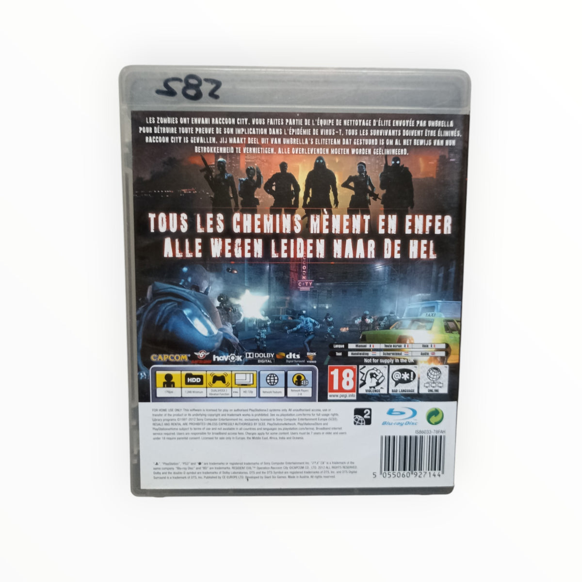Resident Evil : Operation Raccoon City Playstation 3 (PS3)