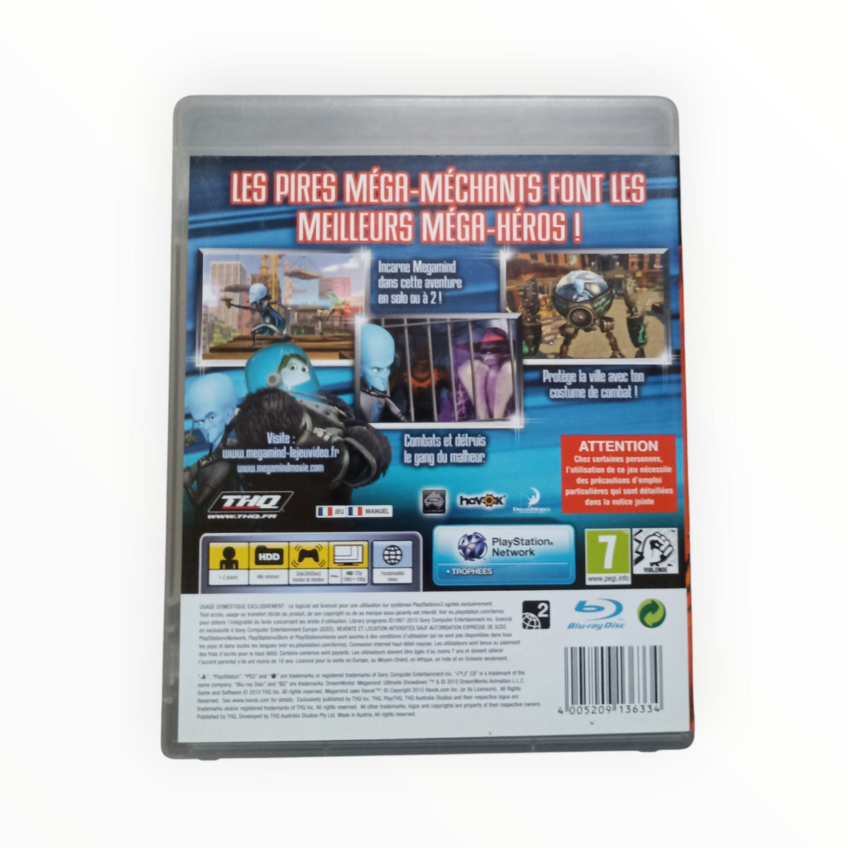 Megamind : Le Face a Face Ultime Playstation 3 (PS3)