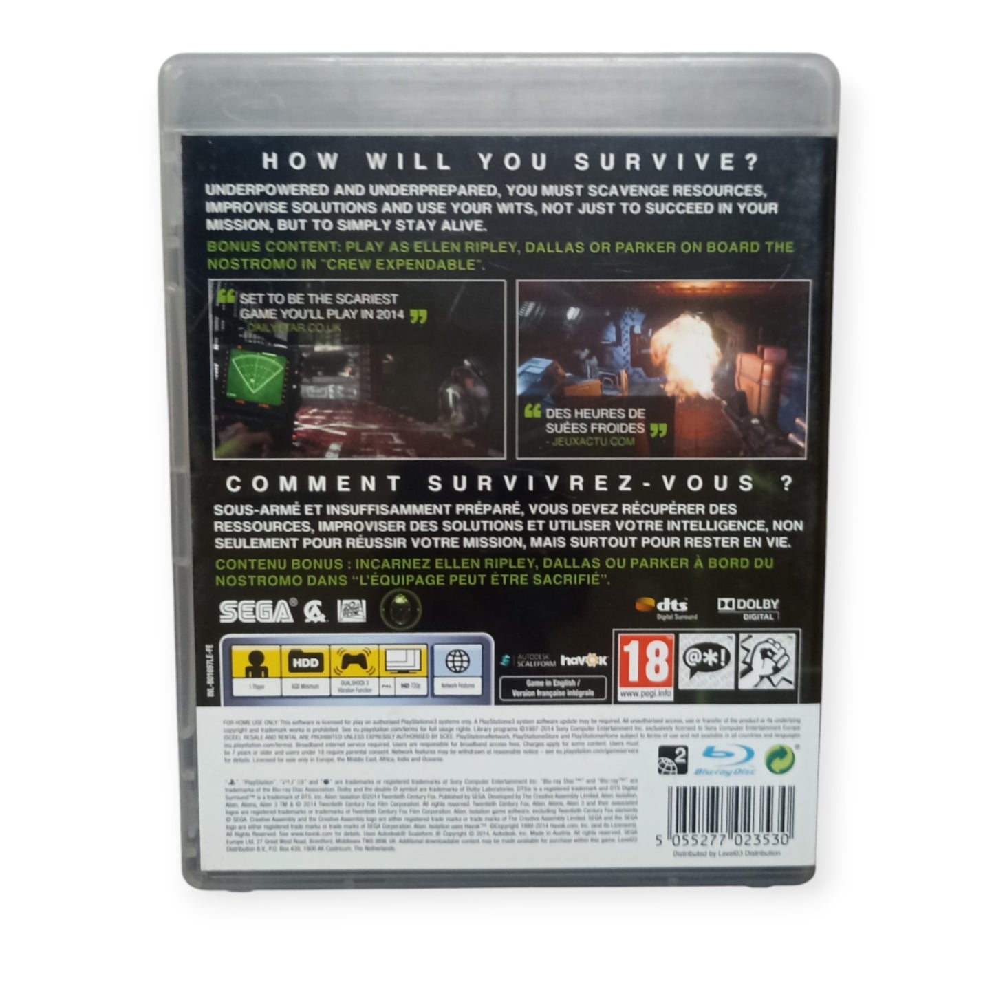 Alien Isolation Playstation 3 (PS3)