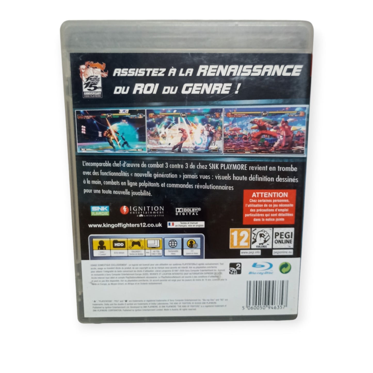 The King OF Fighters XII Playstation 3 (PS3)