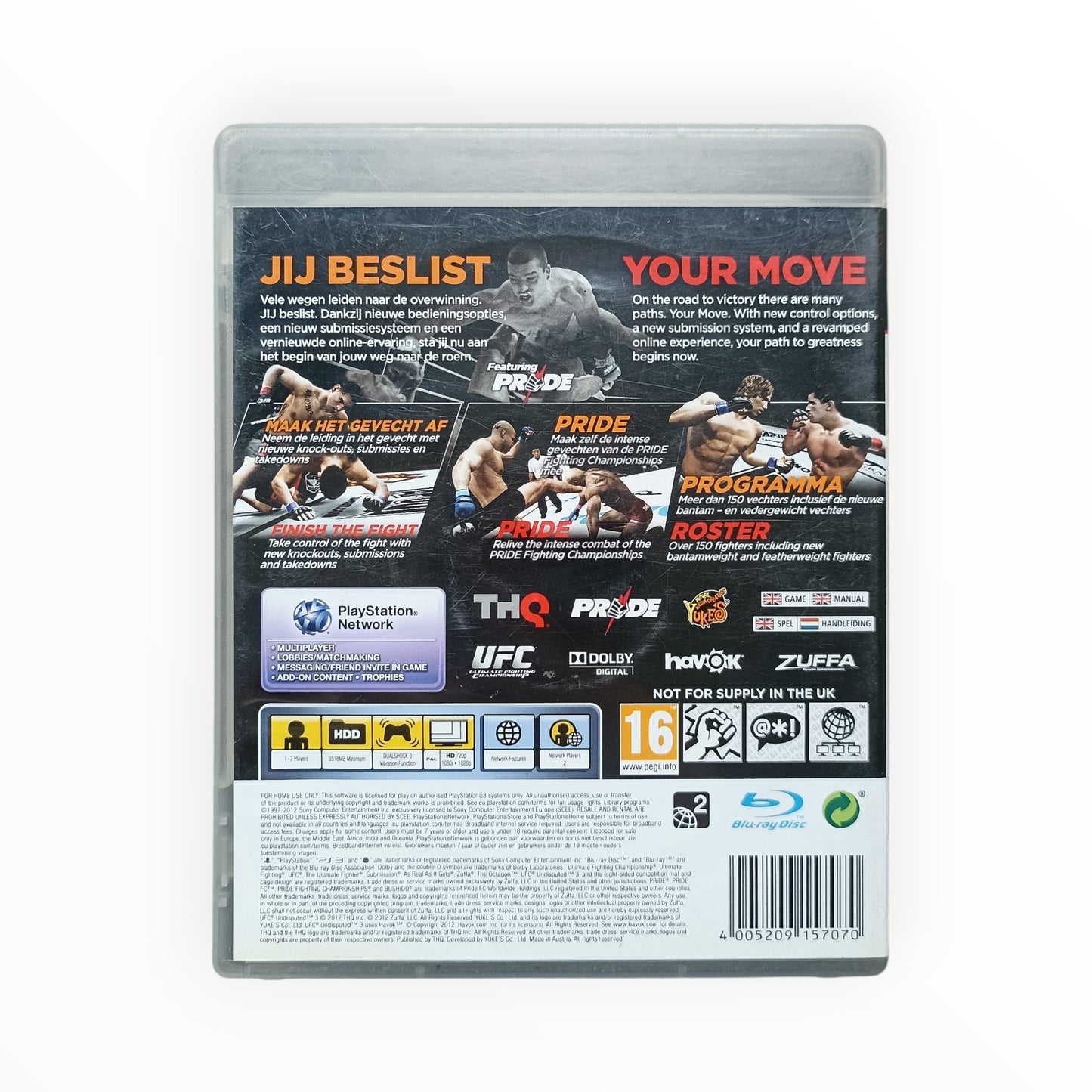 UFC 3 undisputed PlayStation 3 (PS3)