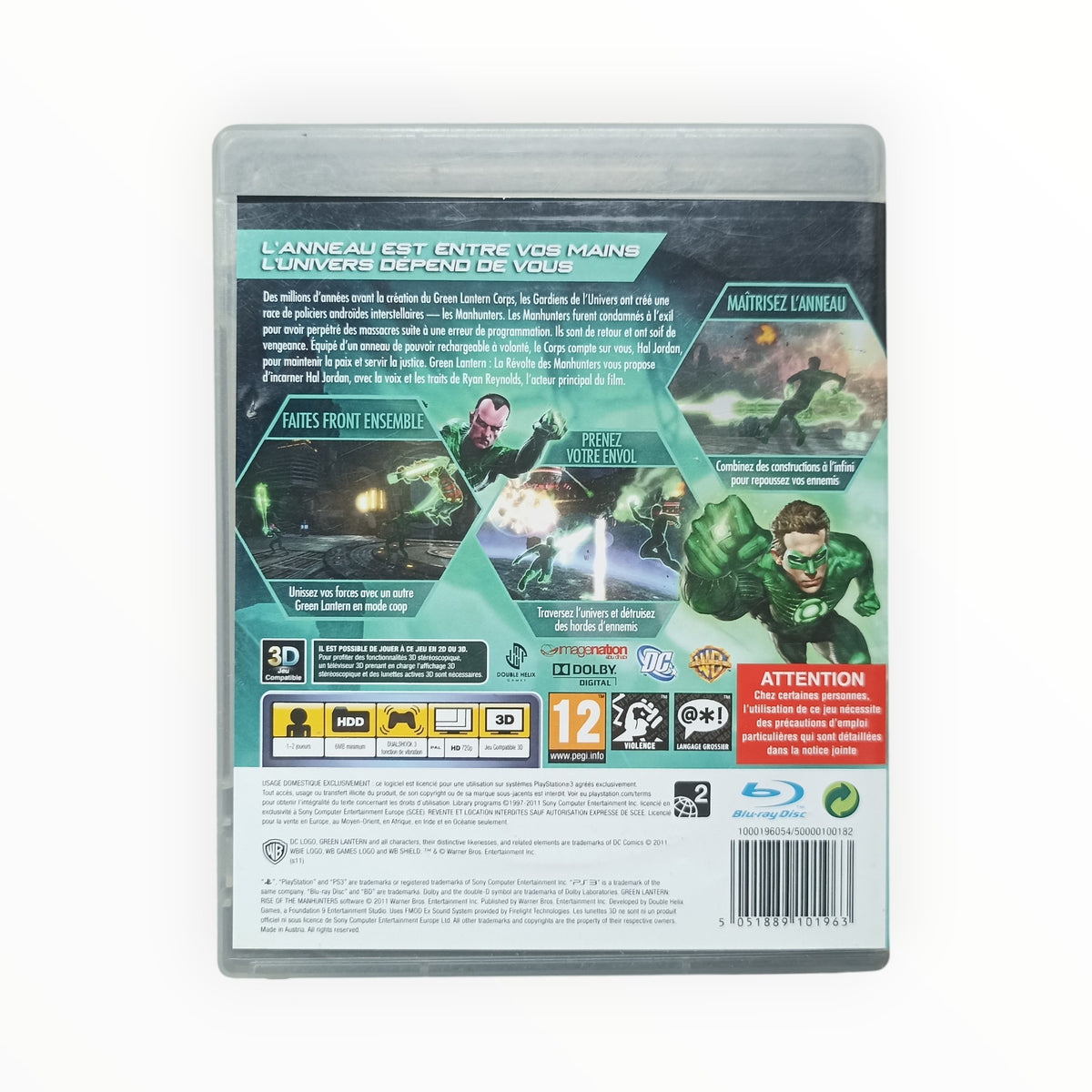green lantern playstation 3 (PS3)