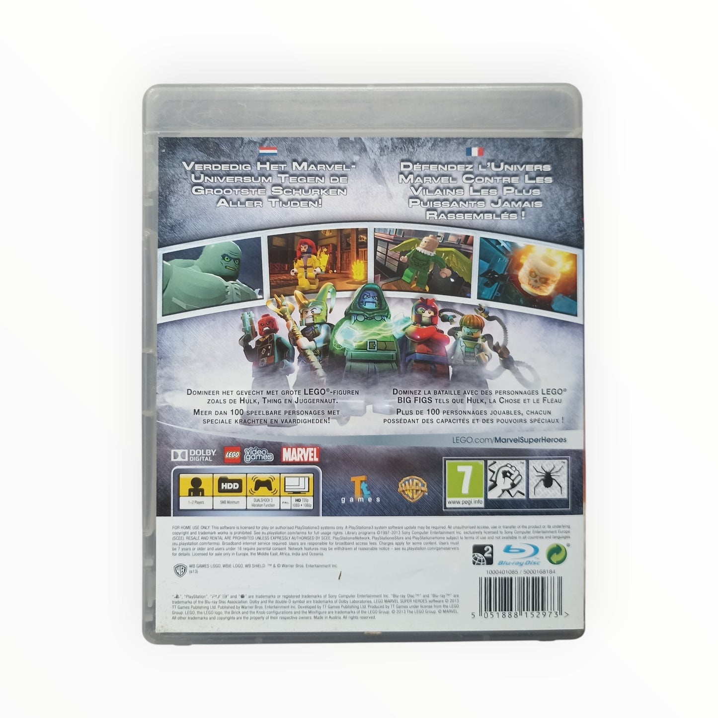 lego marvel playstation 3 (PS3)