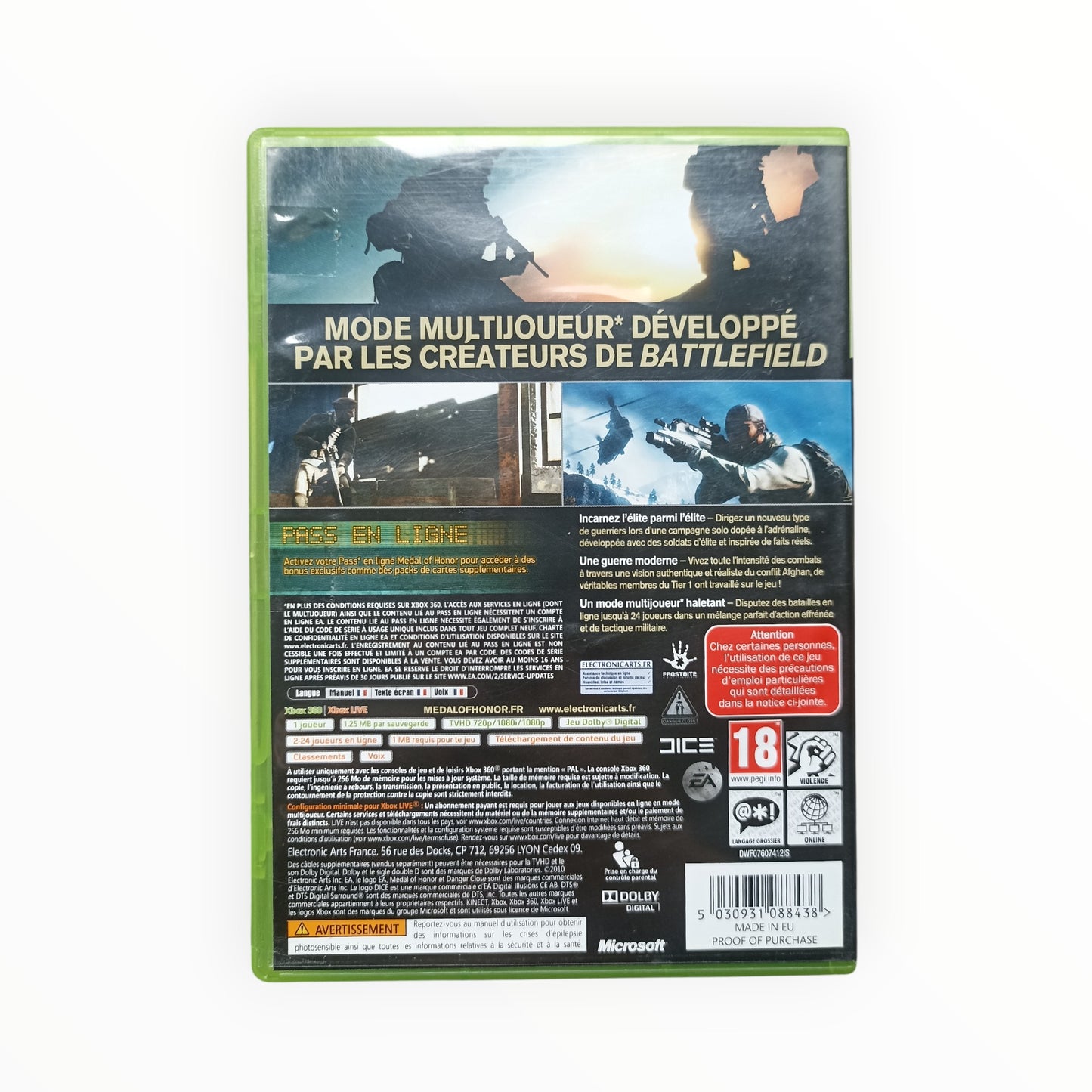 medal of honor Xbox 360