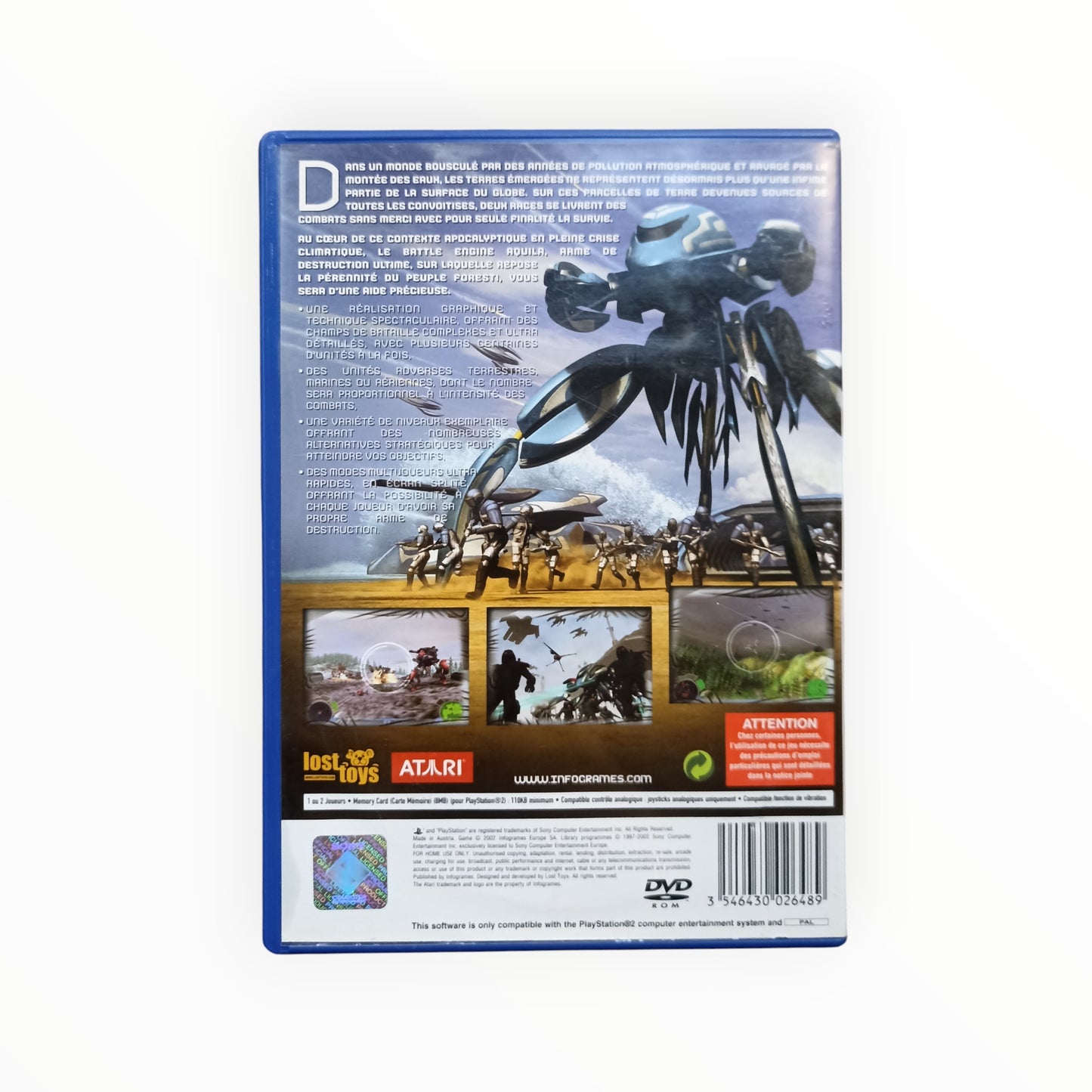 Battle Engine Aquila playstation 2 (PS2)